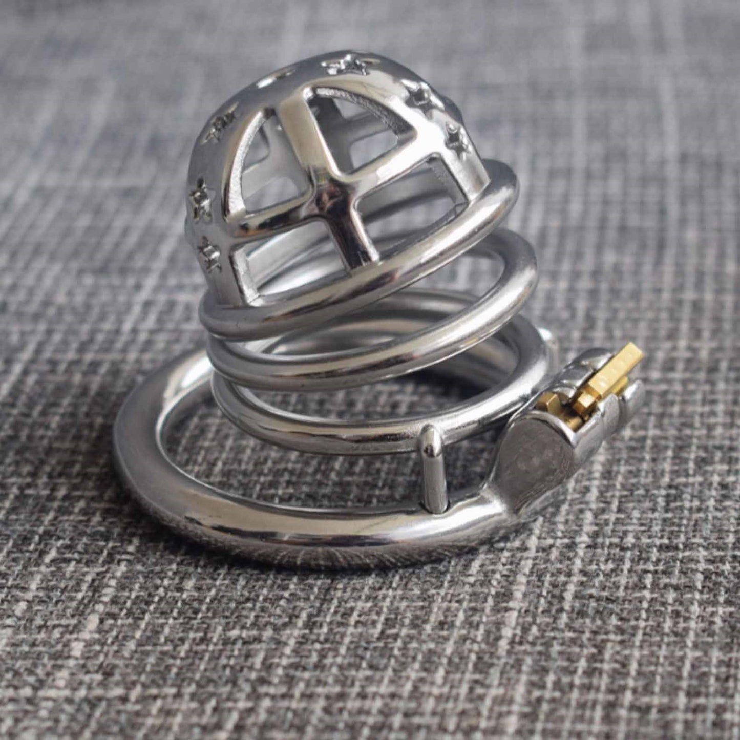 3 Size Stainless-steel Master  Slave Chastity lock