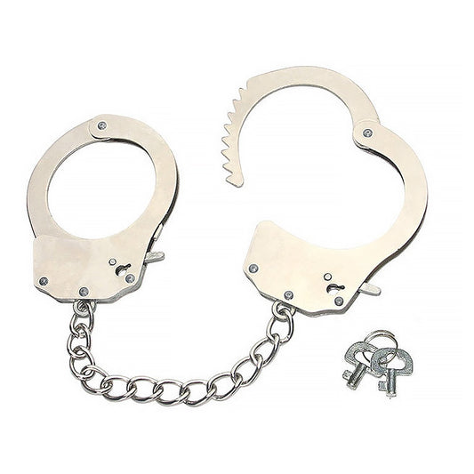 Binding Metal Key Lock Handcuffs Swat Role Police 