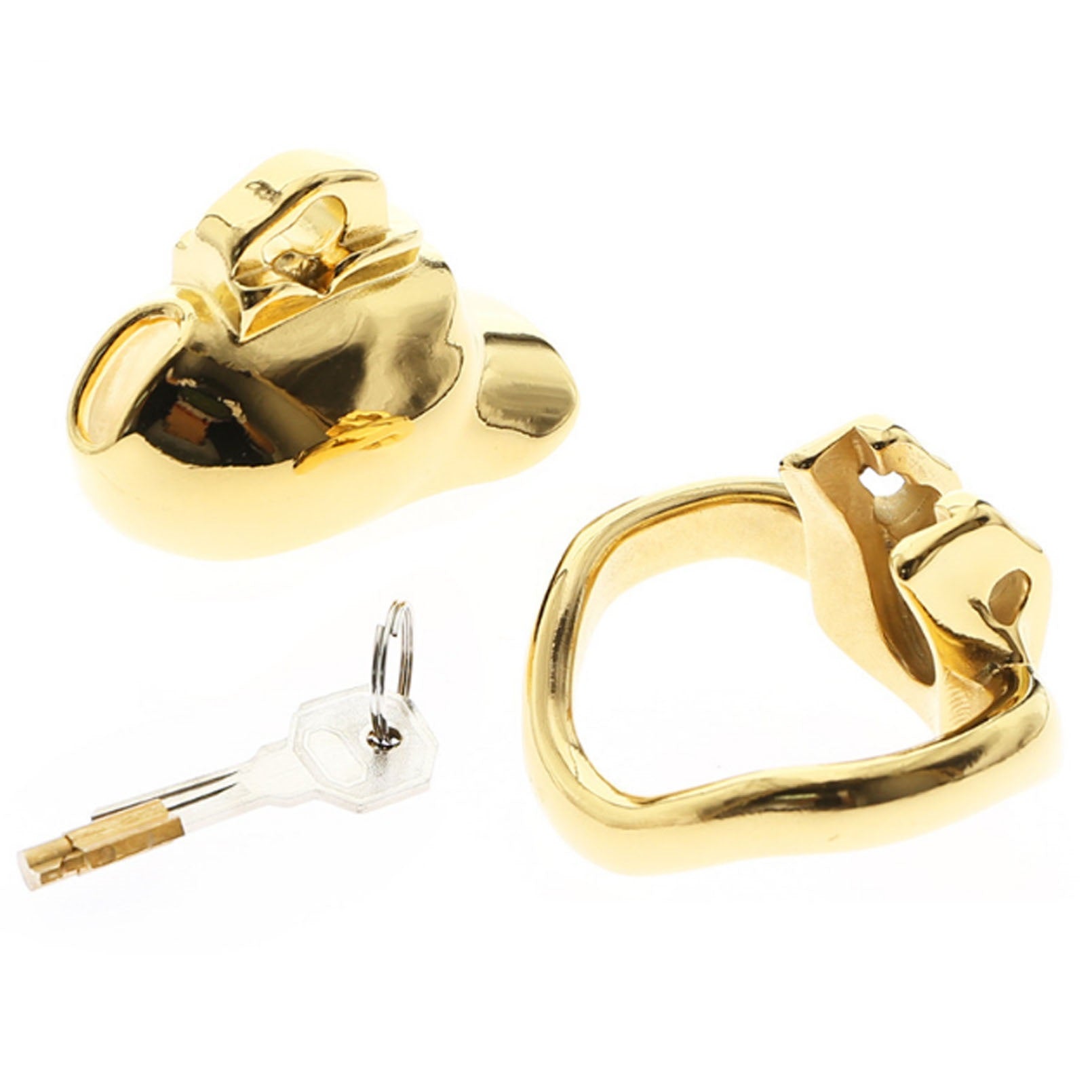 Gold Metal Chastity Lock Chastity Device Penis Res