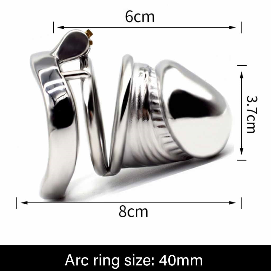 Metal Male Chastity Device Steel Stainless Cock Ca