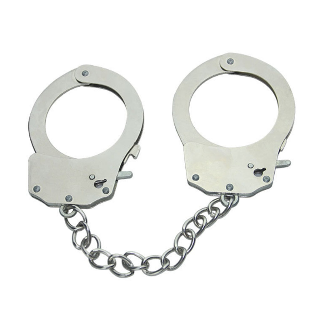 Binding Metal Key Lock Handcuffs Swat Role Police 