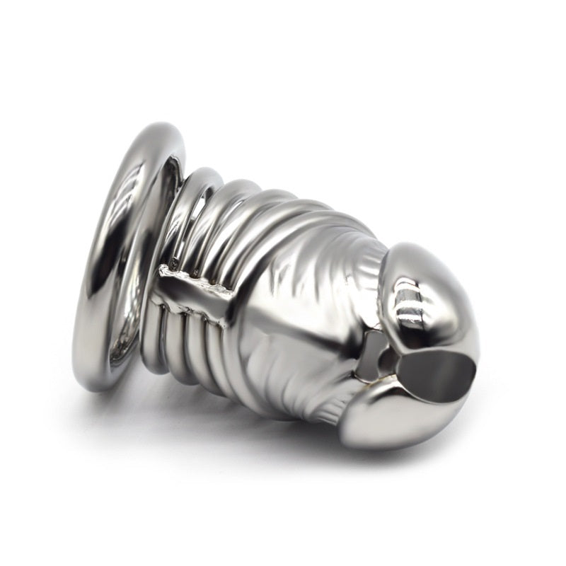 Stainless Steel Small Male Chastity Device Ergonom