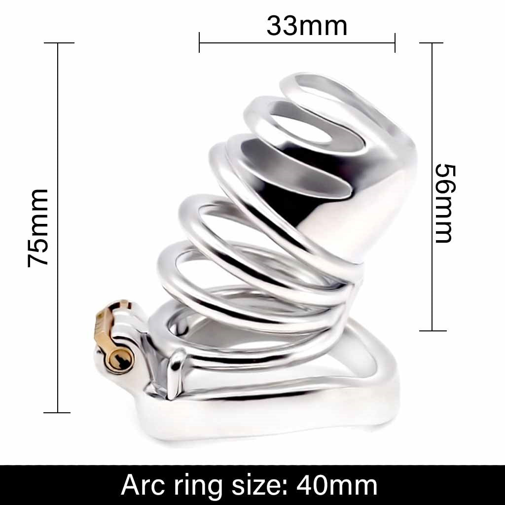 New Padlock Free Metal Male Chastity Device Extrem