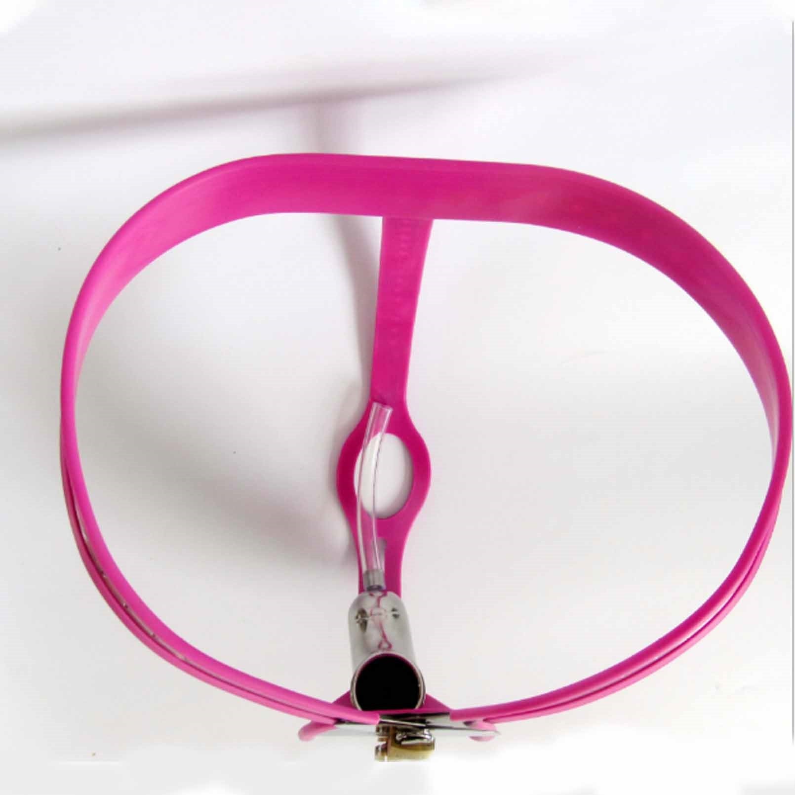 Female Chastity Belt Adjustable Stainless Steel Ch