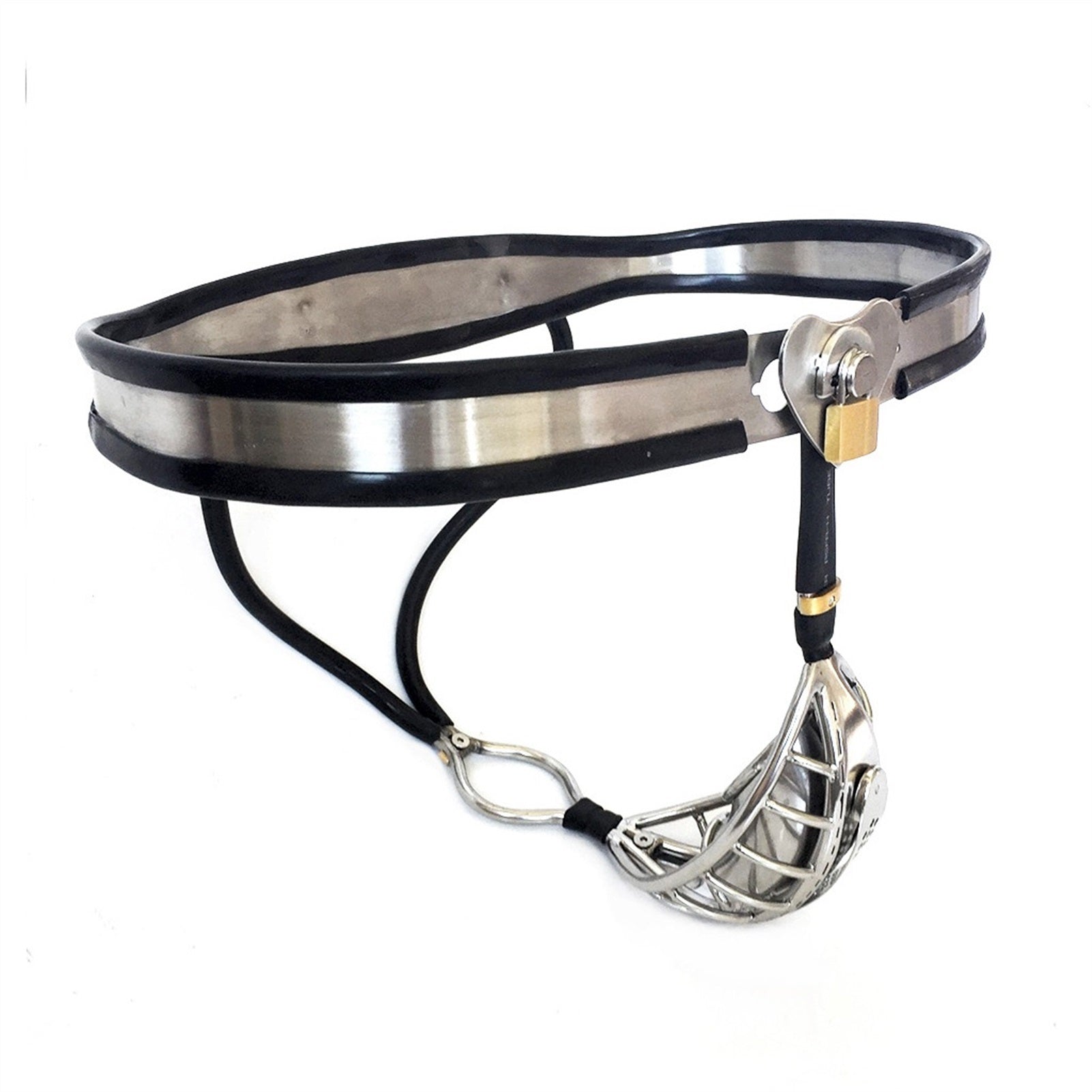 Men's One Belt Chastity Belt Stainless Steel Chast