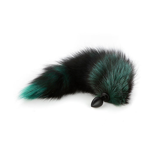 Removable Imitation Fox Tail Anal Plug For Couple 