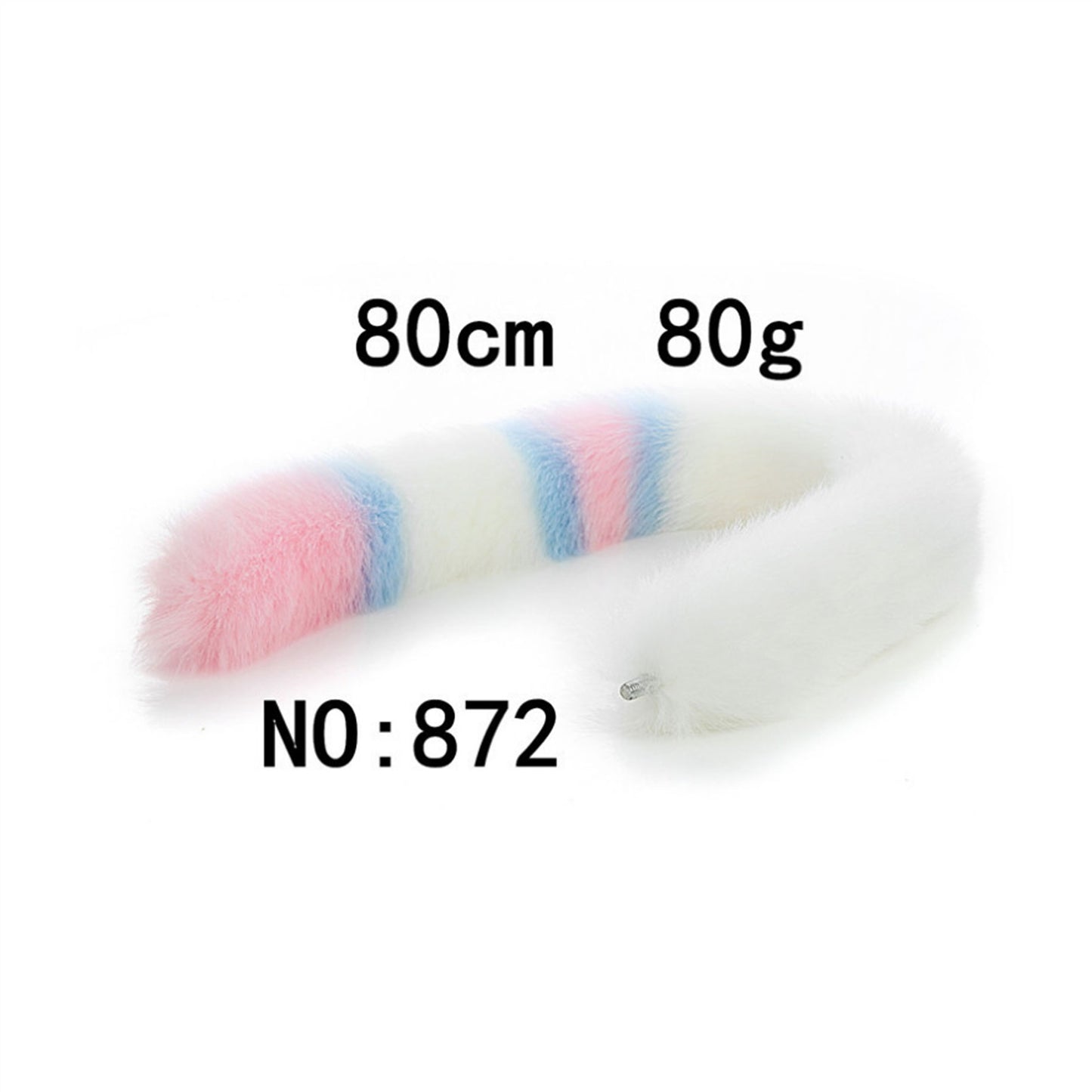 Removable Imitation Fox Tail Anal Plug For Couple 