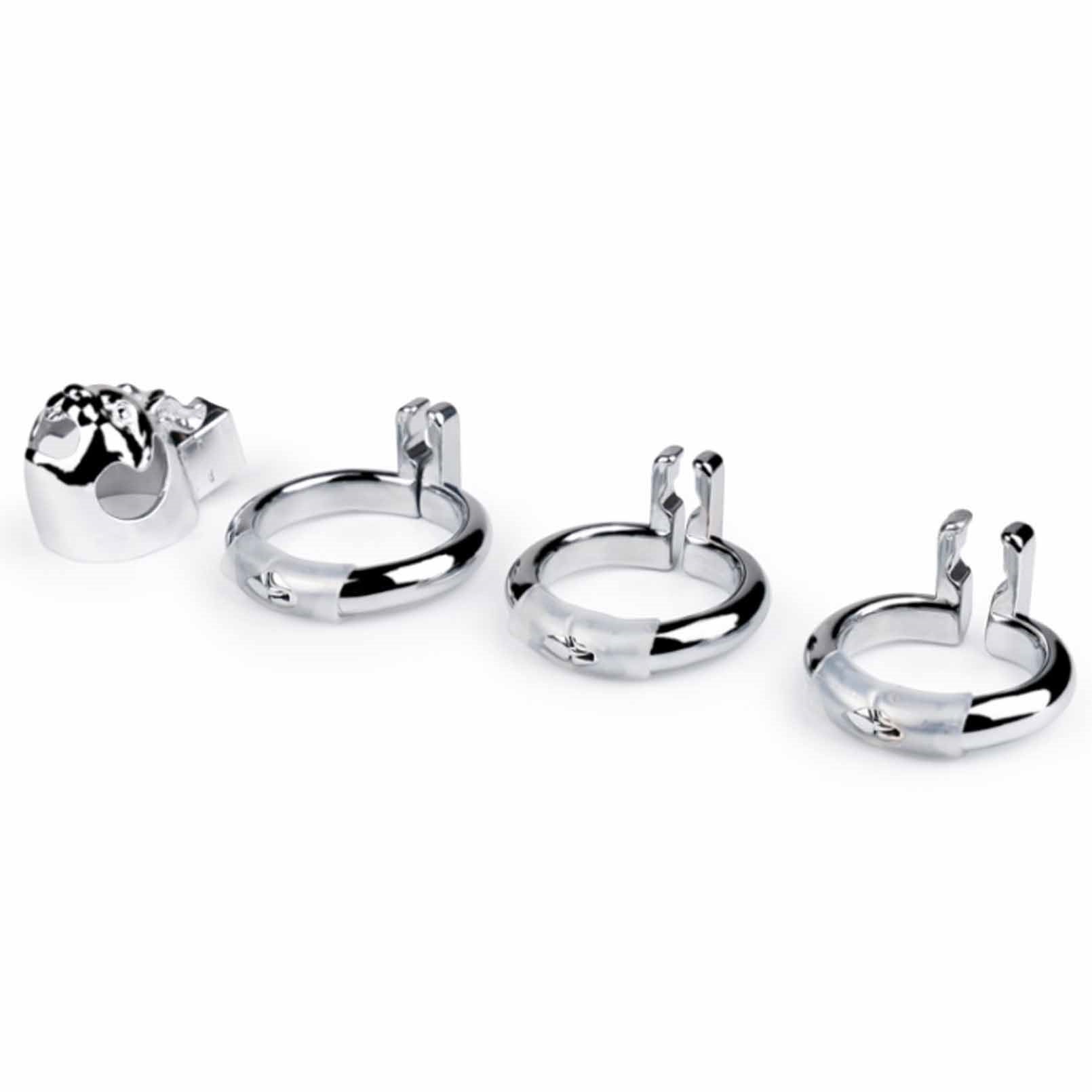 Stainless Steel Rabbit head Chastity lockHead Cage