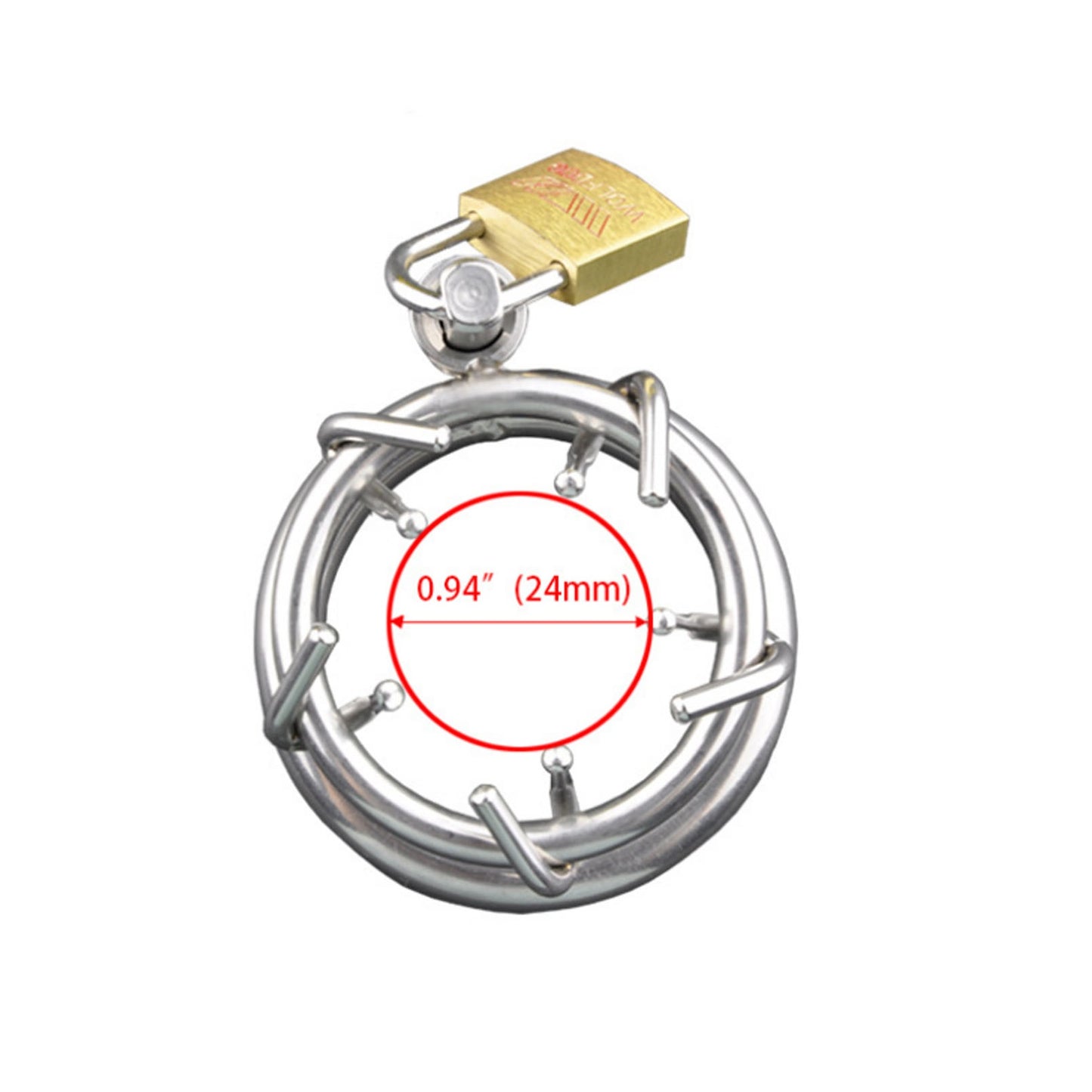 Male Stainless Steel Chastity Device Metal Chastit