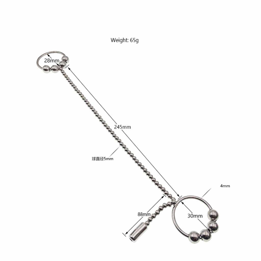 Metal Penis Ring for Men,Ball Stretcher Cock Rings