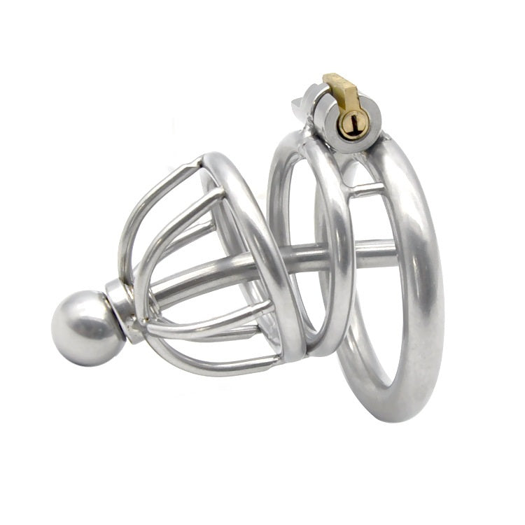 Male Chastity Cage, Stainless Steel Hallow Chastit