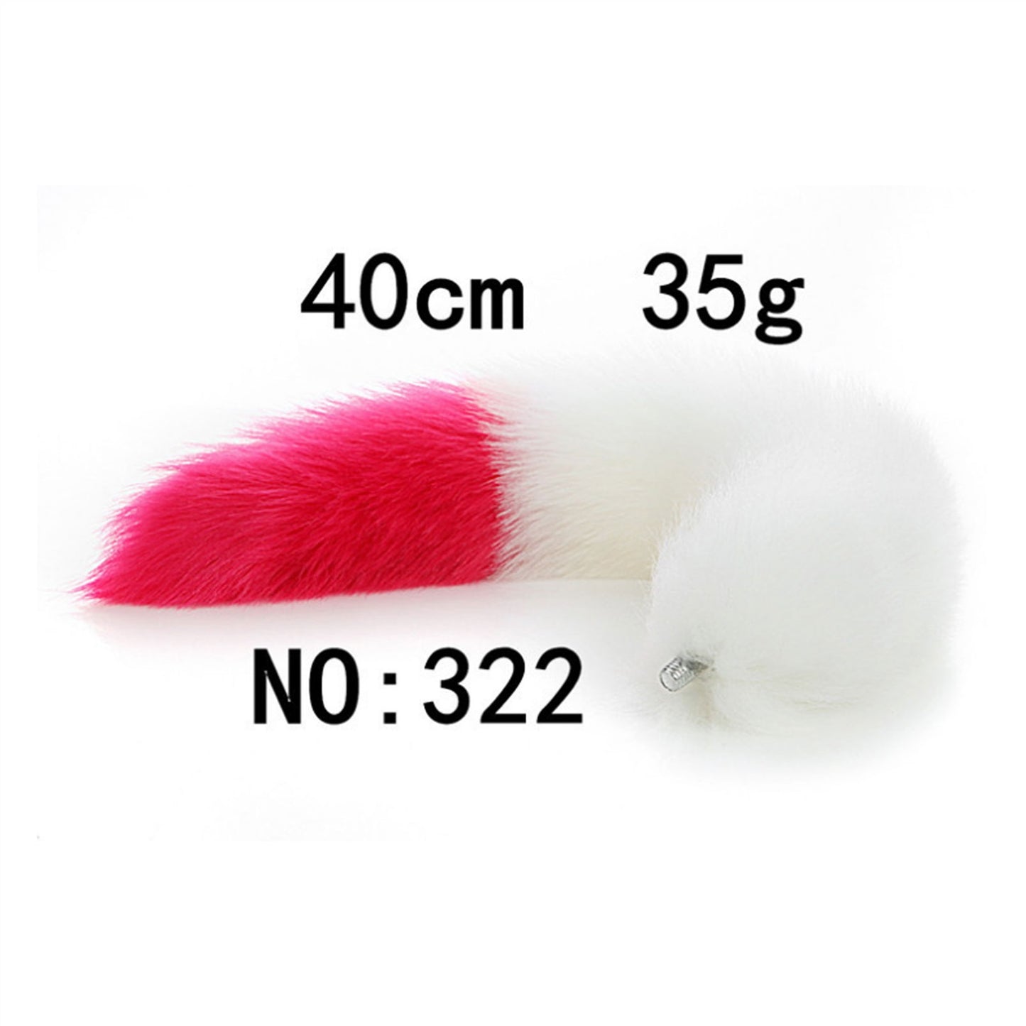 Faux fox tail anal plug ear hairpin set cosplay ad