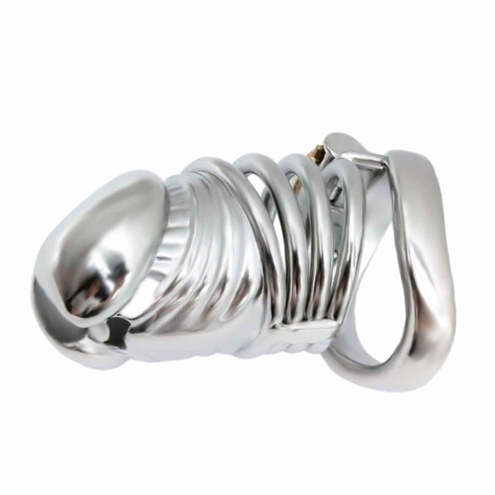 Stainless Steel Protection Cage Lock For Male Bind