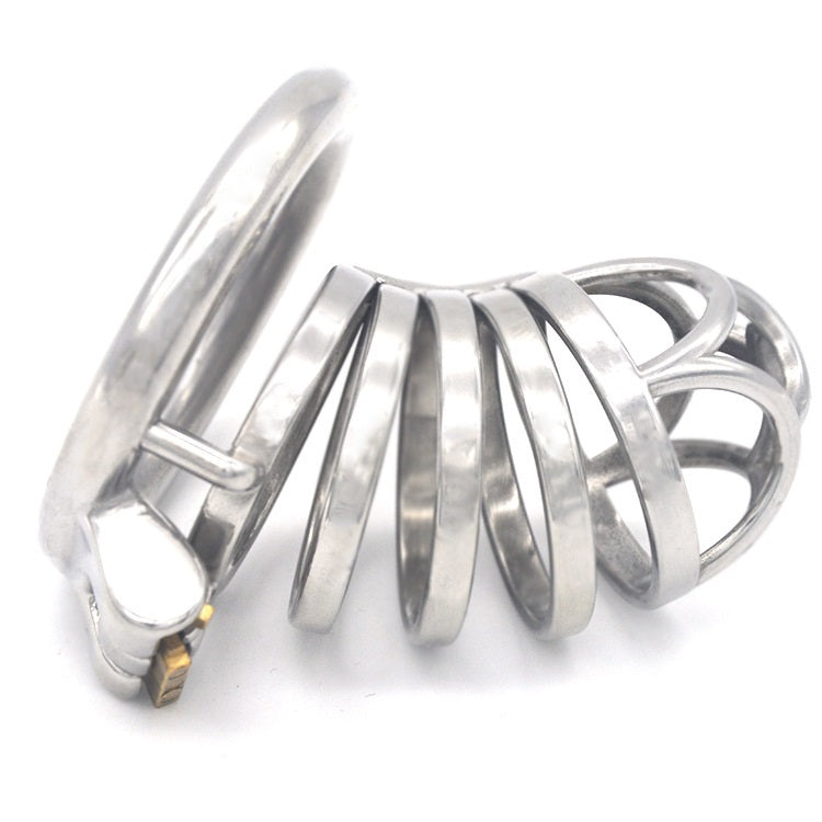 Male Cock Cage Chastity Device, Stainless Steel Ha