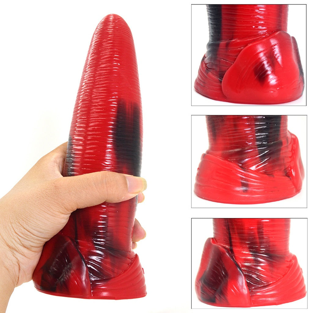 6.3" Big Thick Liquid Silicone G-Spot Dildo Penis 