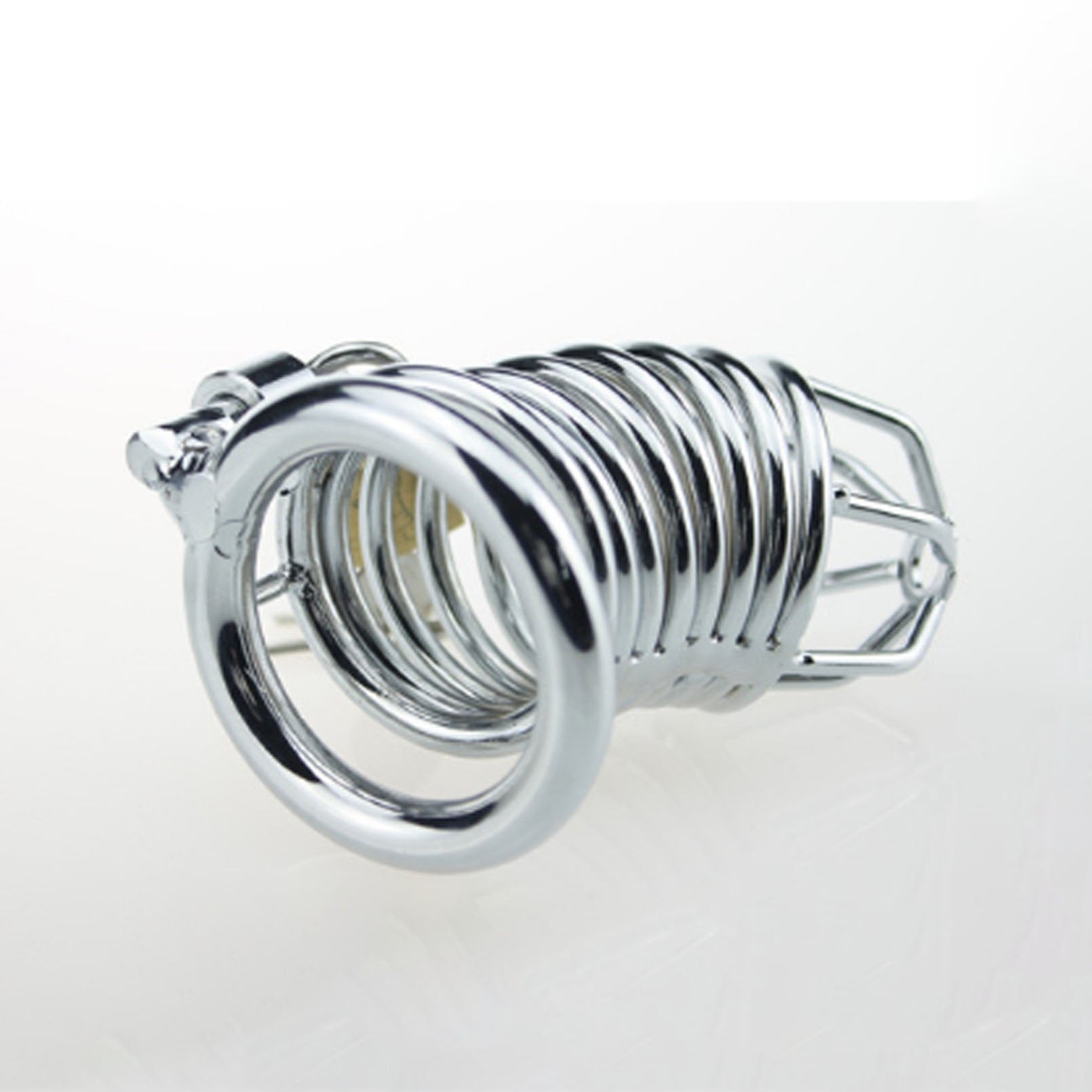 For Male Stainless Steel Metal Protection Cage Wit