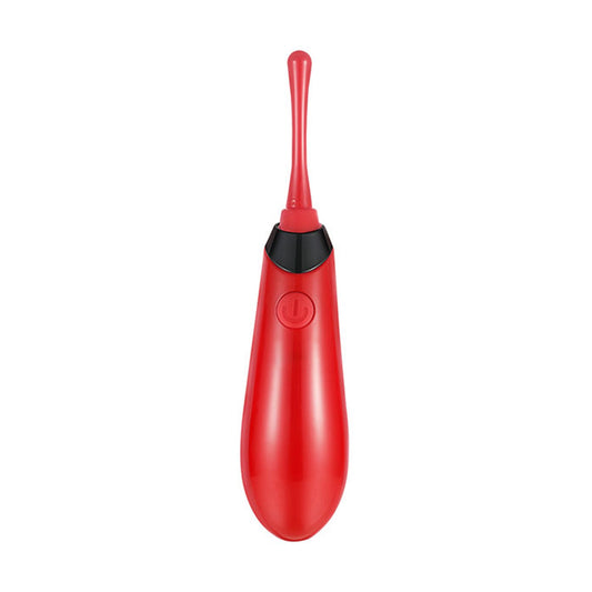 Red Waterproof G-spot Vibrator, Suitable For Massa