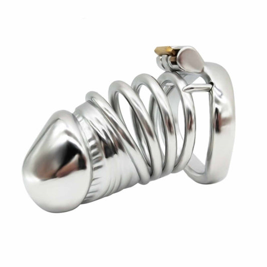 Stainless Steel Protection Cage Lock For Male Bind