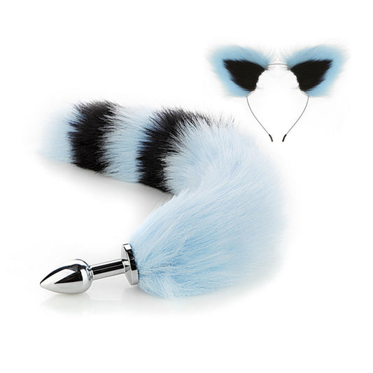 Faux Fox Tail Anal Plug Ear Hairpin Set Cosplay Ad