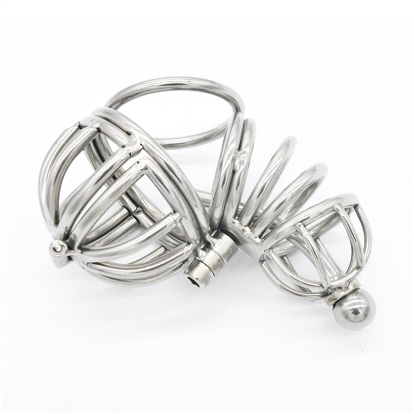 Male Stainless Steel Penis Restraint Protection Ca