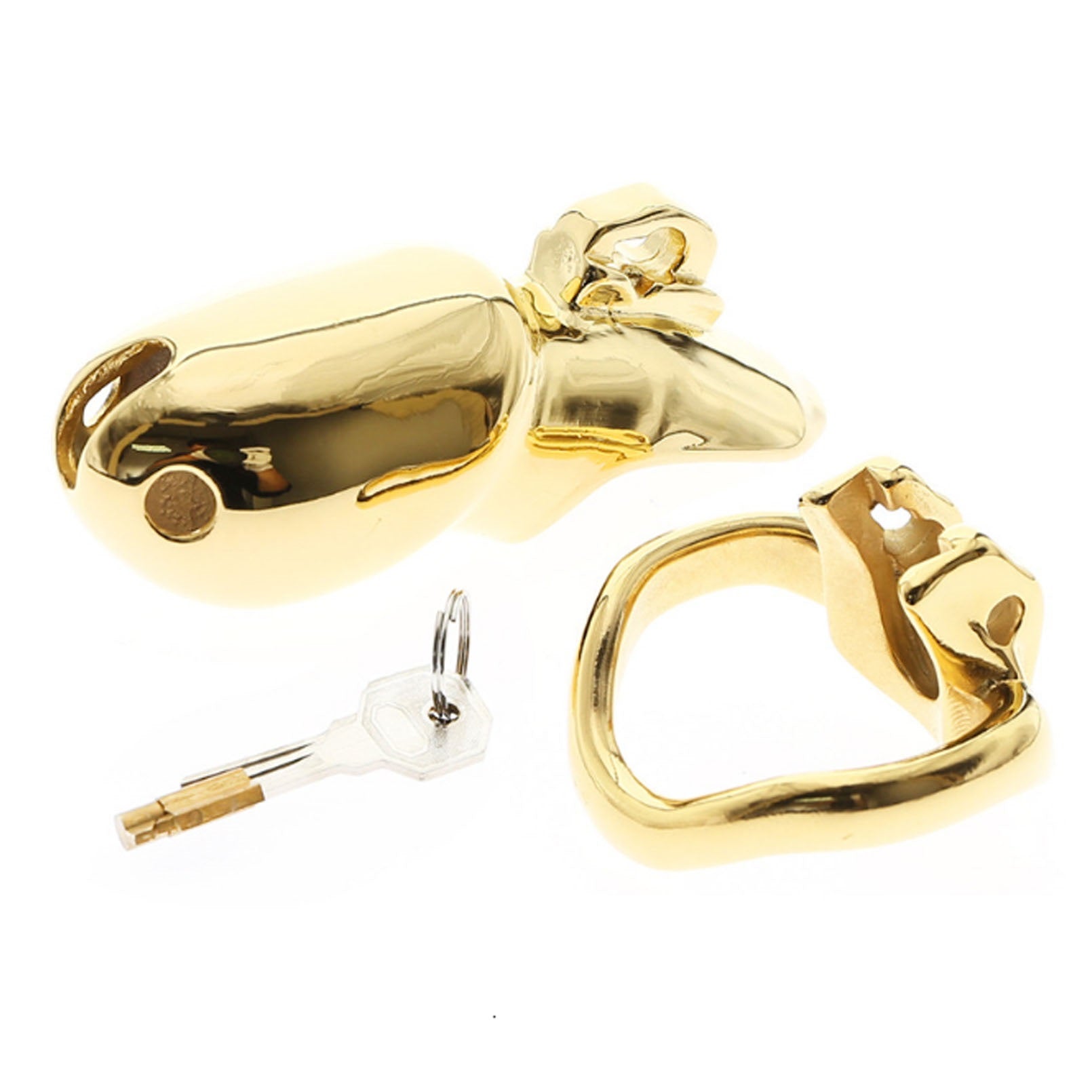 Gold Metal Chastity Lock Chastity Device Penis Res