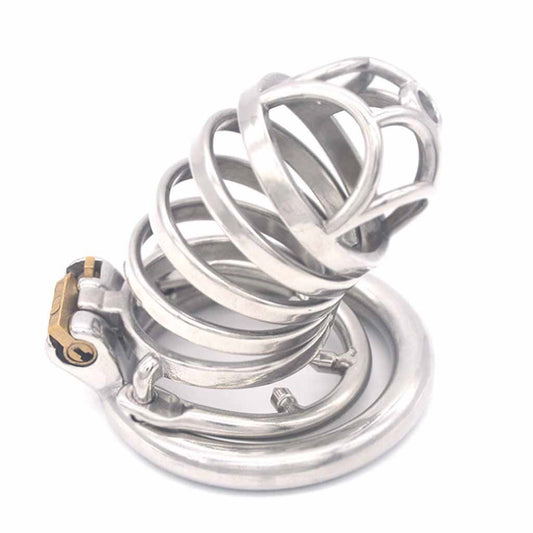 Stainless Steel Small Male Chastity Device Ergonom