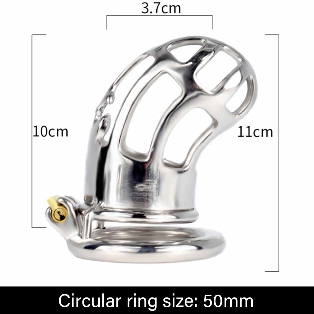 Medical Grade Stainless Steel Chastity Device Male