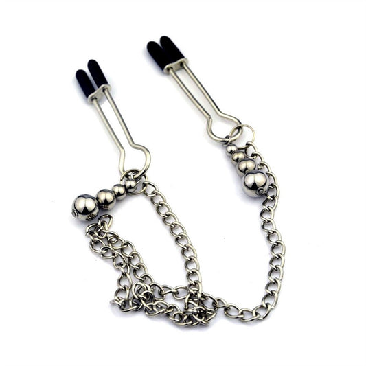 3 Balls Pendant Clip Stainless Steel Nipple Clamps