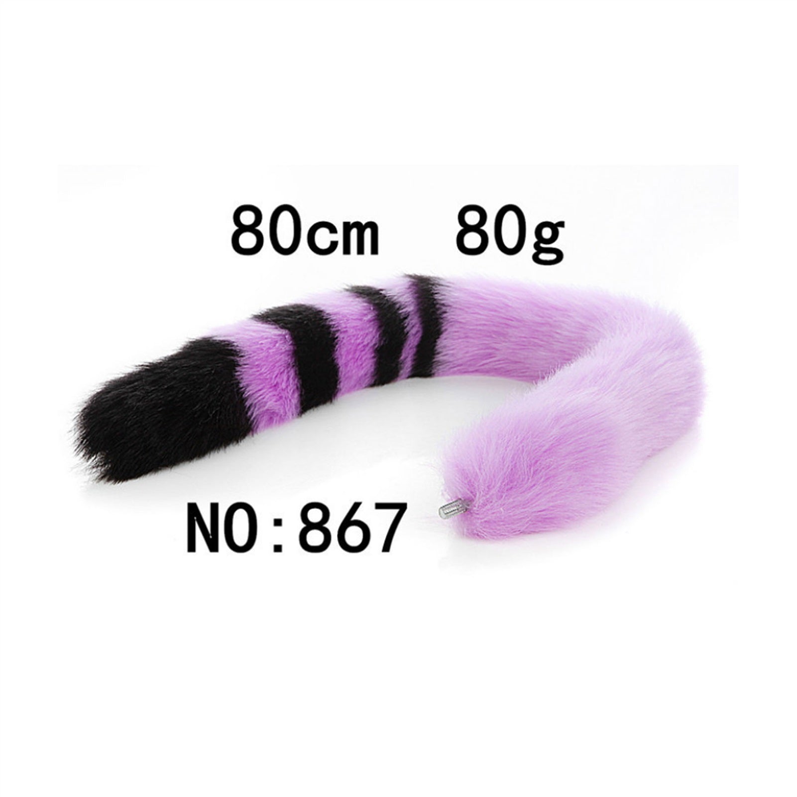 Removable Imitation Fox Tail Anal Plug For Couple 