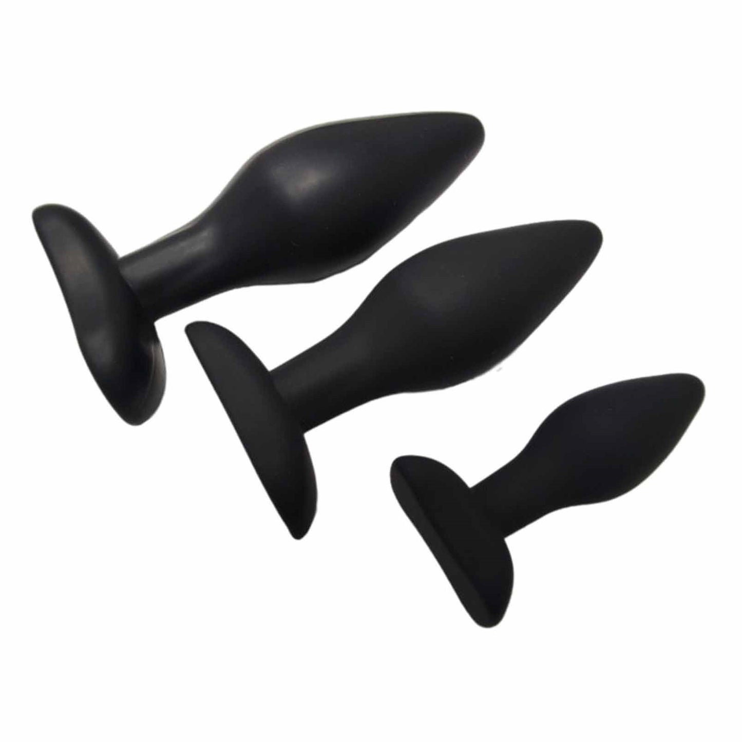 Sexy Toys 3PCS Anal Plug Set Medical Silicone Sens