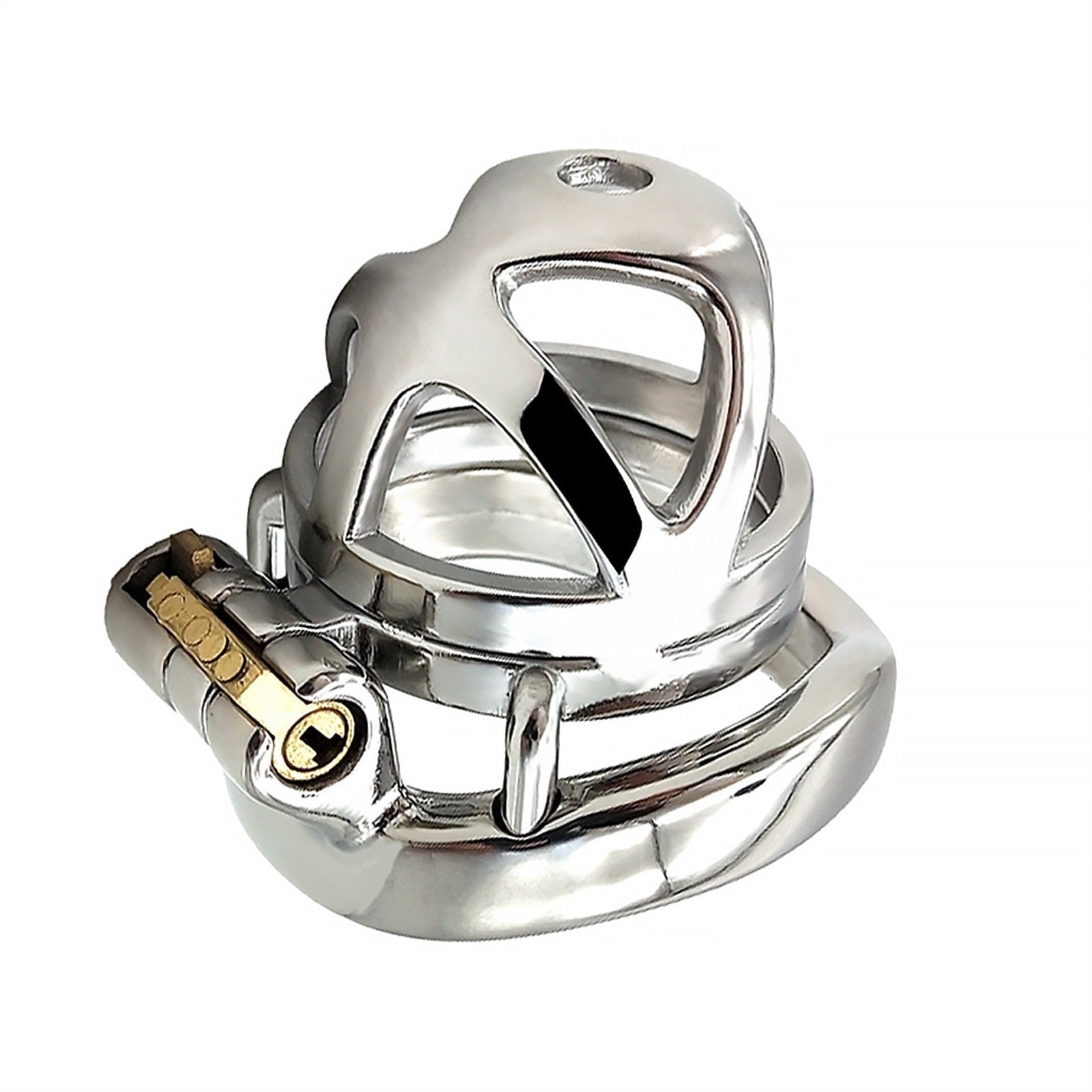 Metal Chastity Lock Male Appliance Penis Restraint