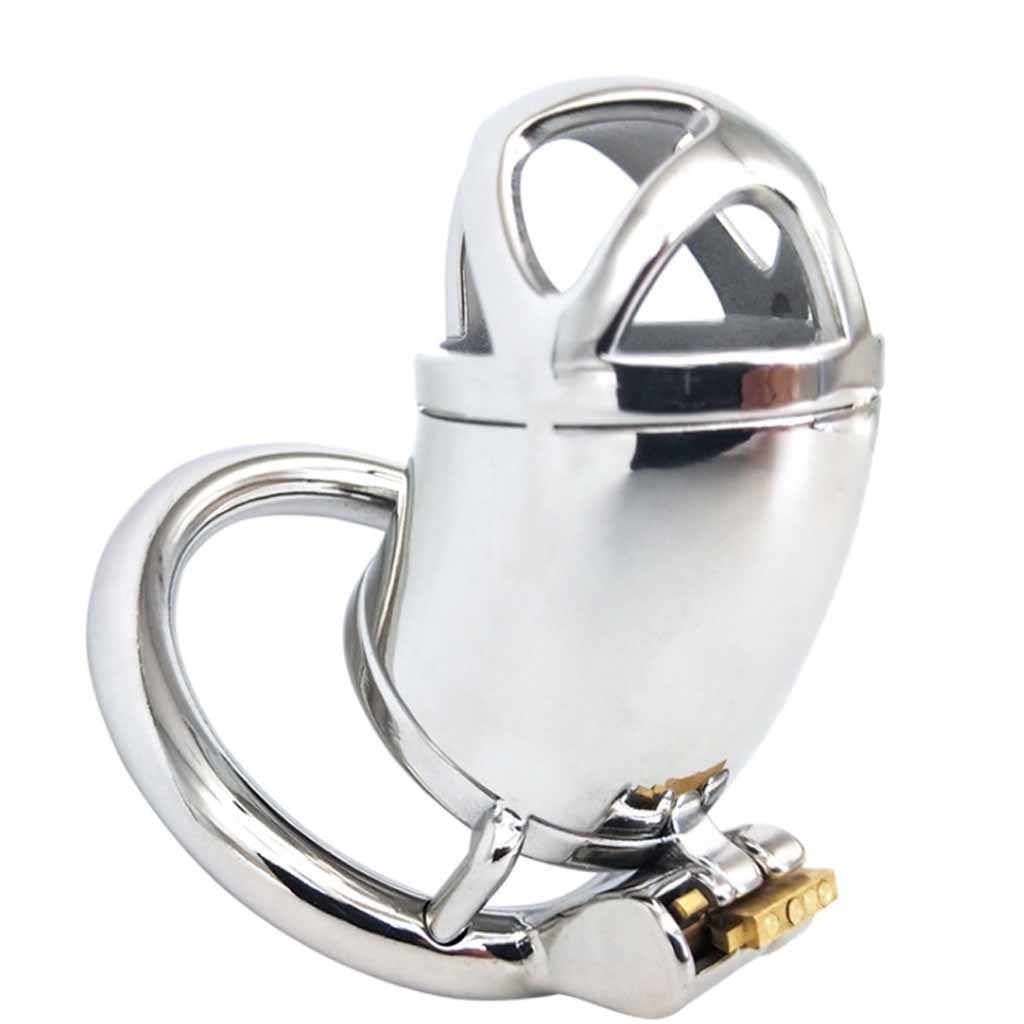 Male Cock Cage Chastity Device, Stainless Steel Ch