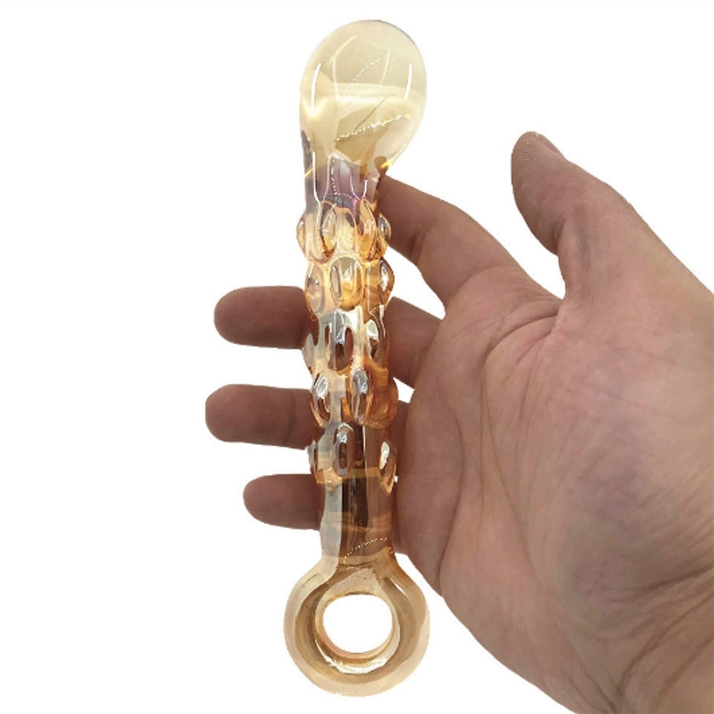 Crystal glass artificial penis sex tool orgasm mas