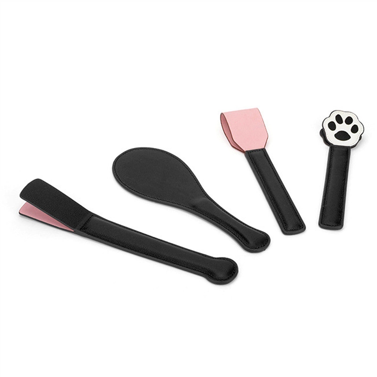 5-piece Set Cat's Paw Leather PU Hand Racket To Pa