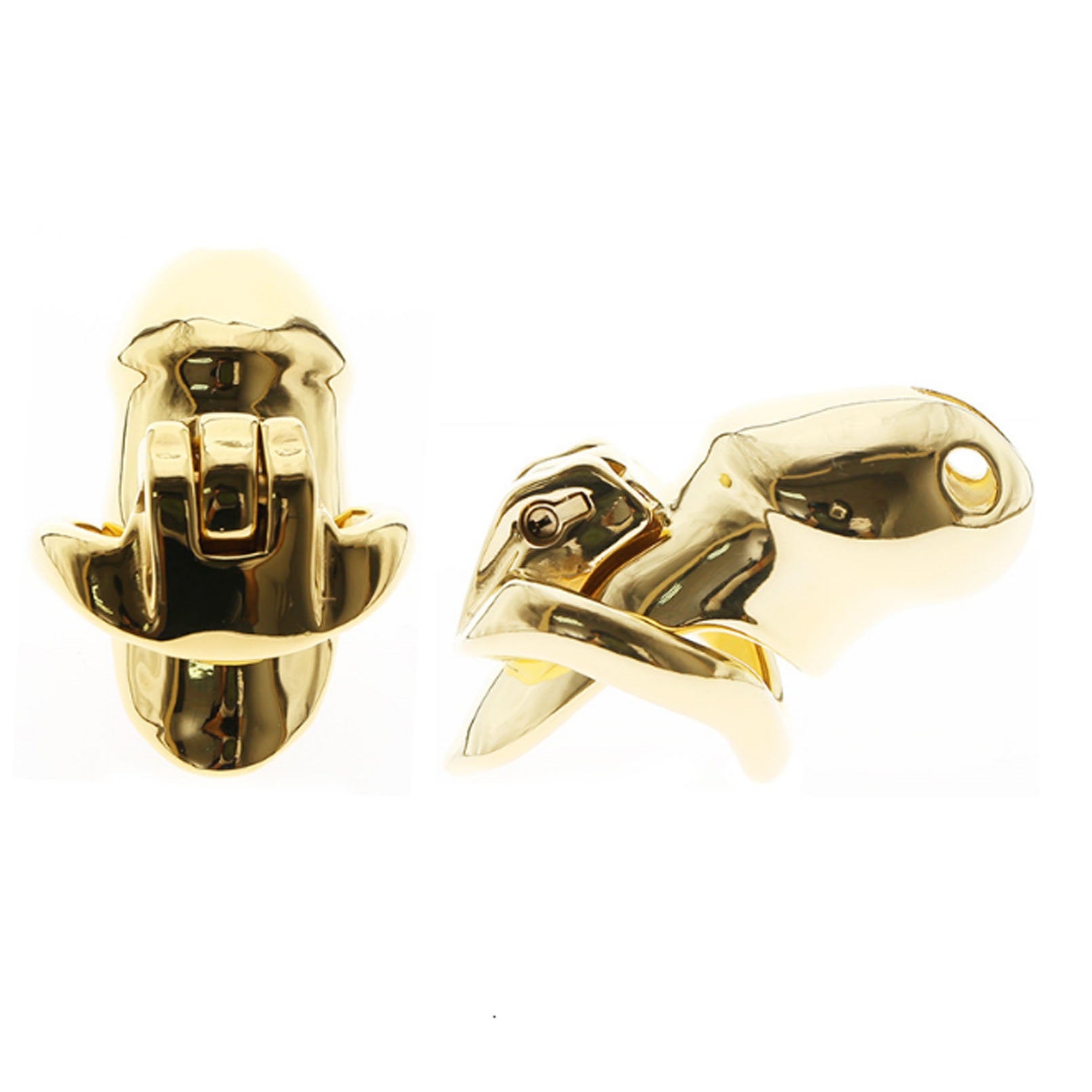 Gold Chastity Lock Chastity Device Penis Restraint