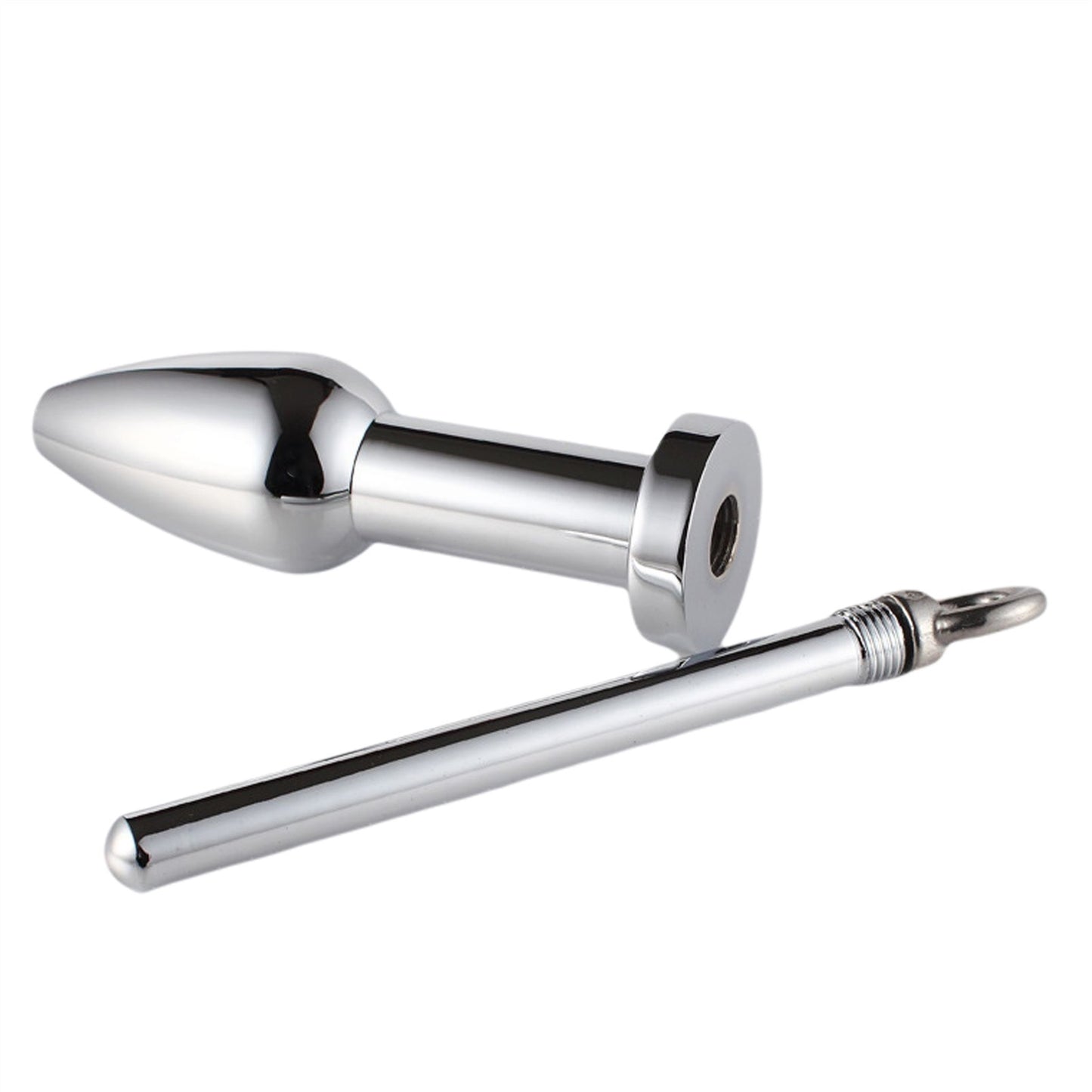 Metal Stainless Steel Anal Plug Removable Lifting 