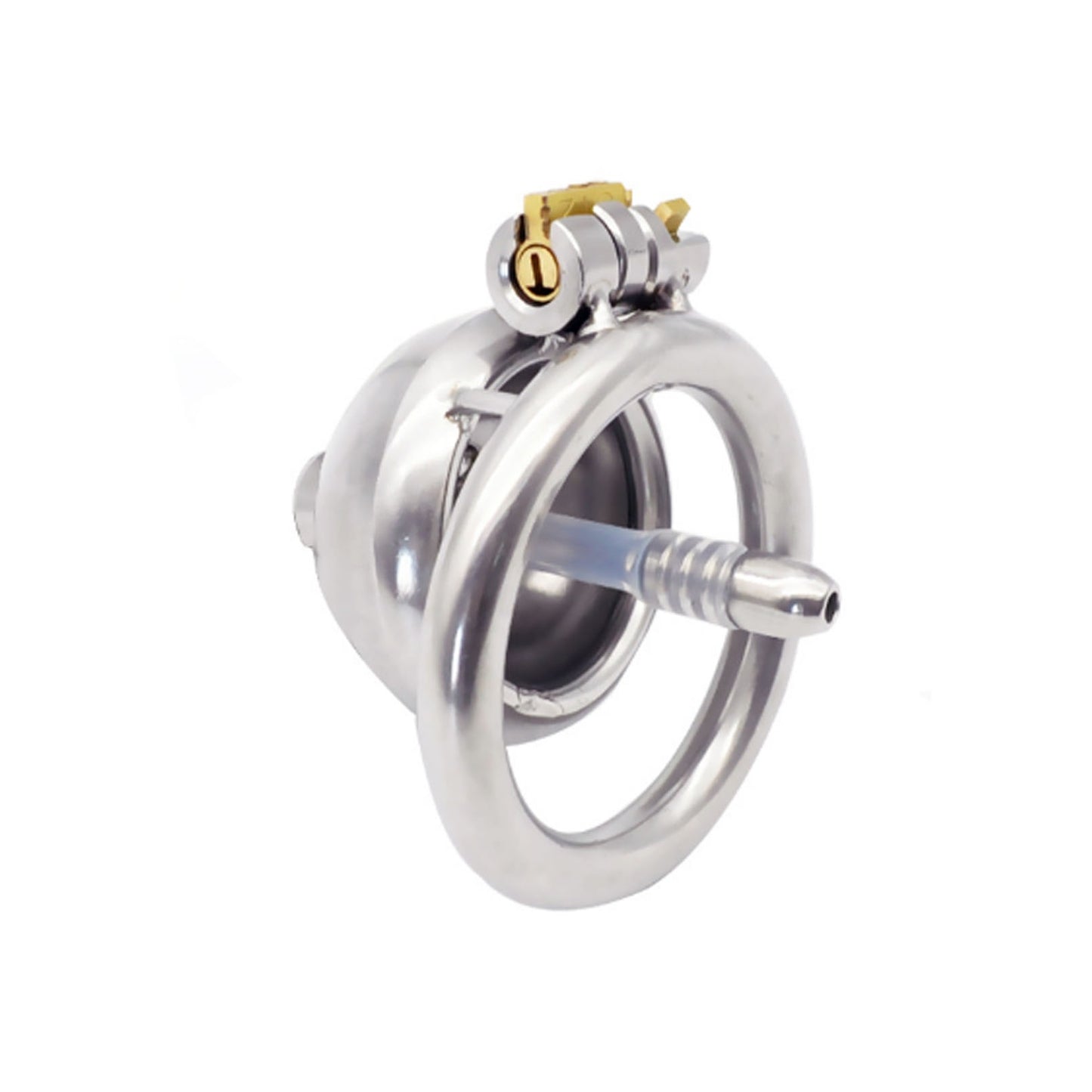 Stainless steel metal chastity lock male chastity 