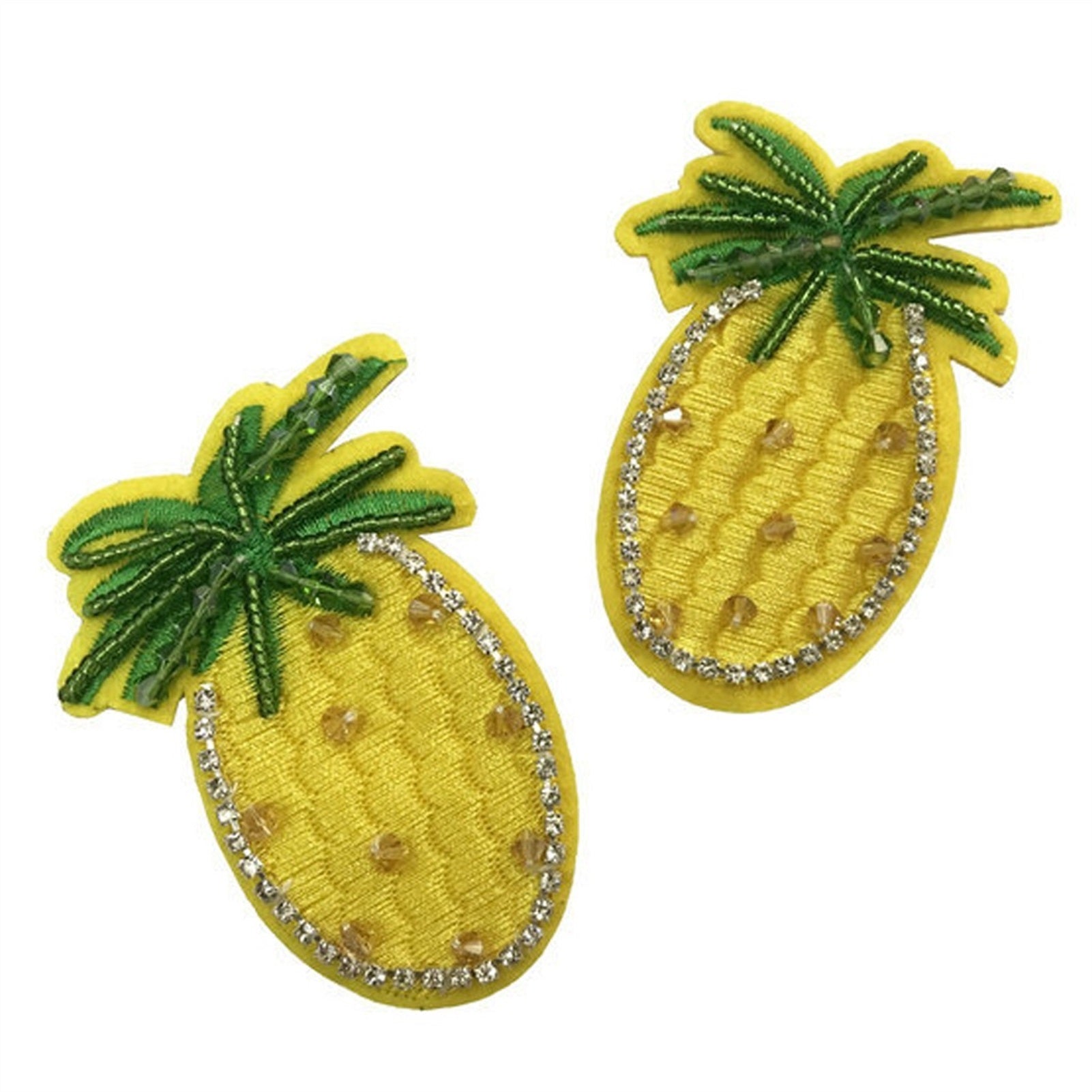 Fruit Cute Embroidered Pineapple Nipple Cover Brea