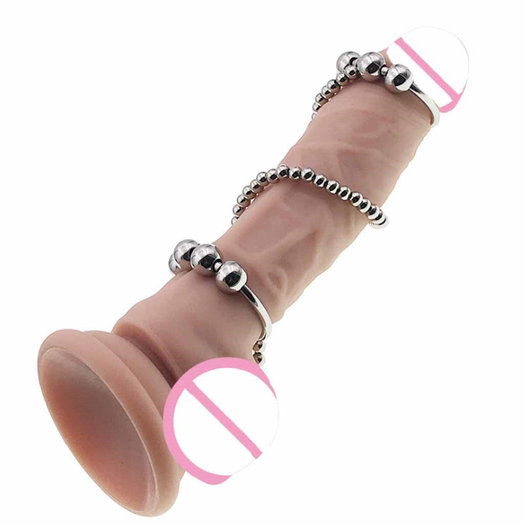 Metal Penis Ring for Men,Ball Stretcher Cock Rings