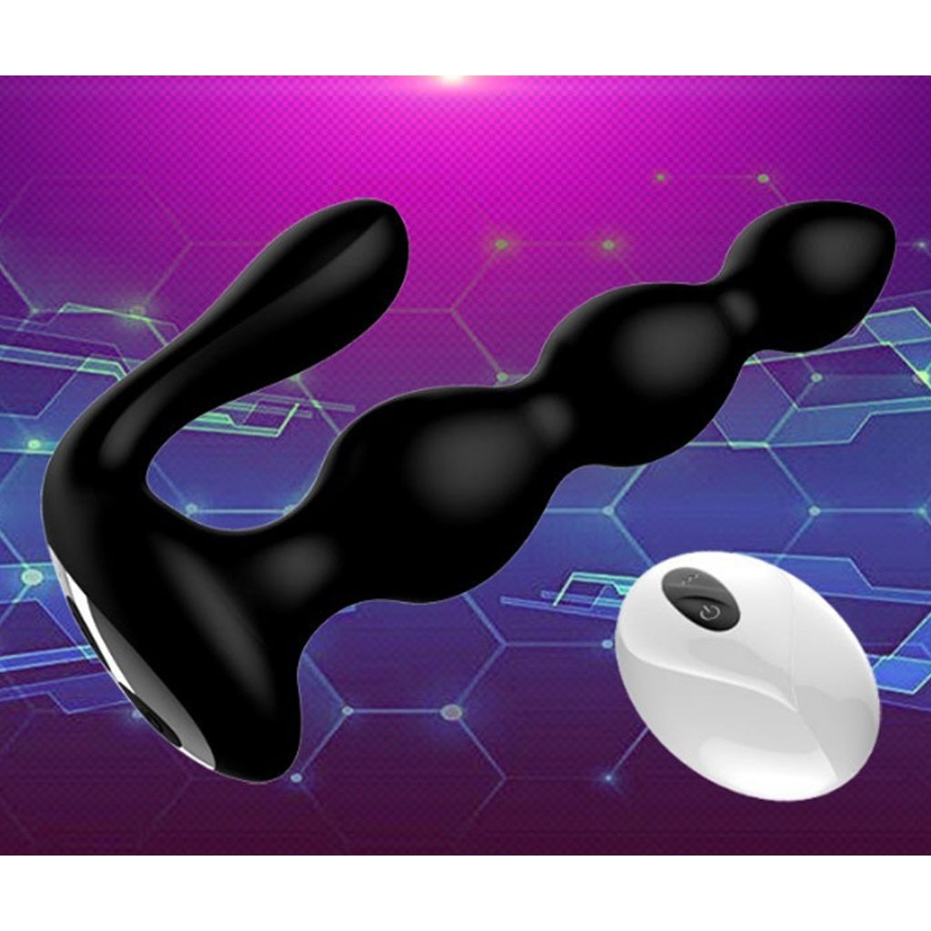 3 Beads Silicone 9 Modes Wireless Remote Anal Plug