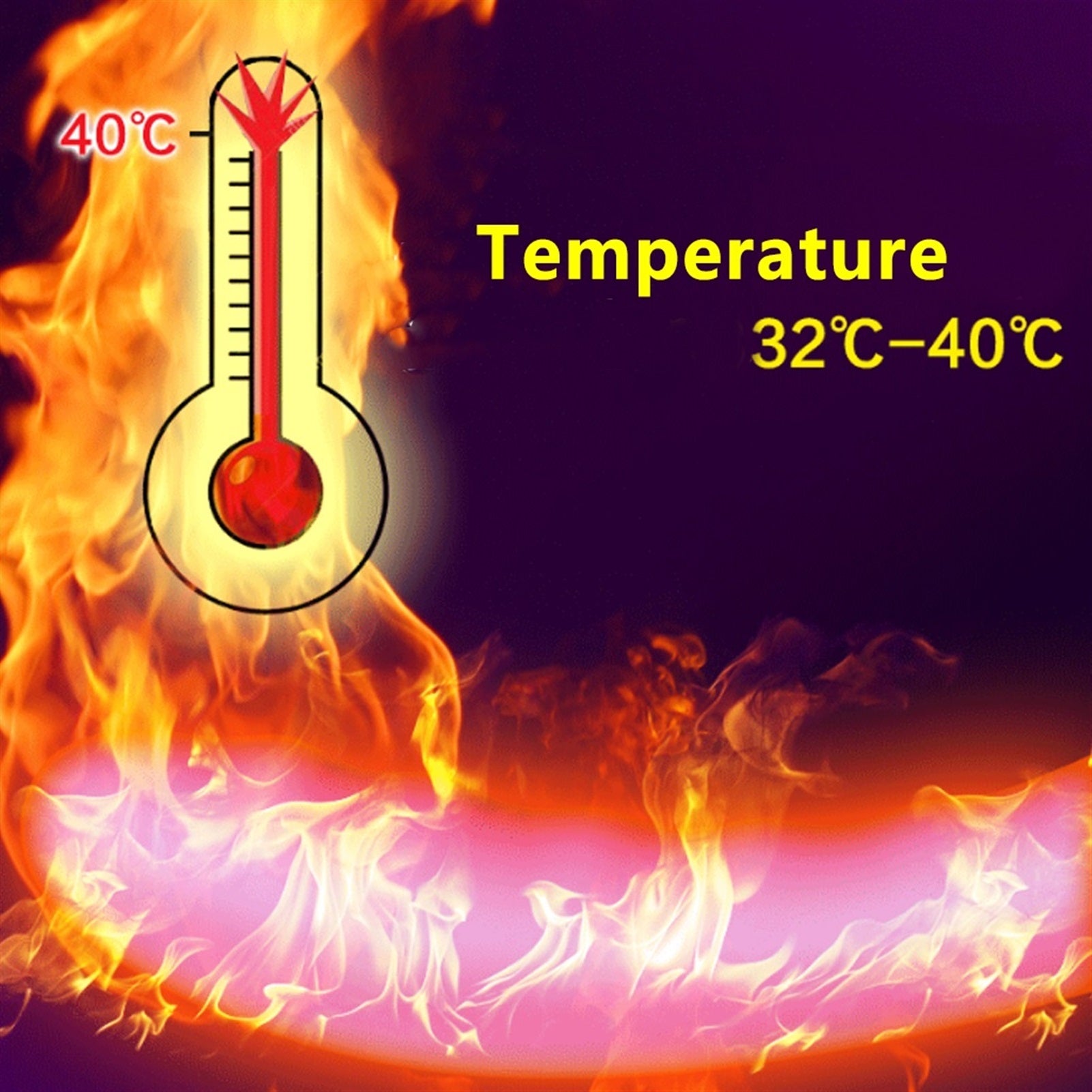 8 Frequency Vibration Warming Up 32-40°C Wireless 