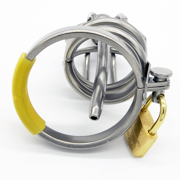 Male Cock Cage Chastity Device, Stainless Steel Ha