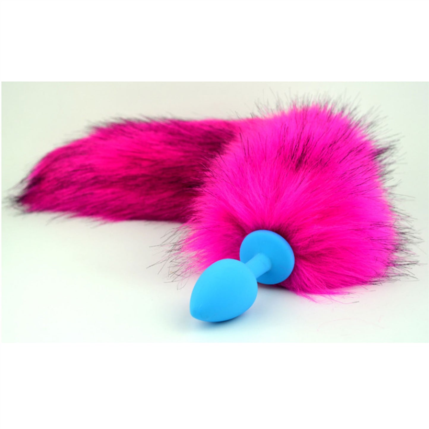 Silicone Fox Tail Trumpet Adult Toy Metal Anal Plu