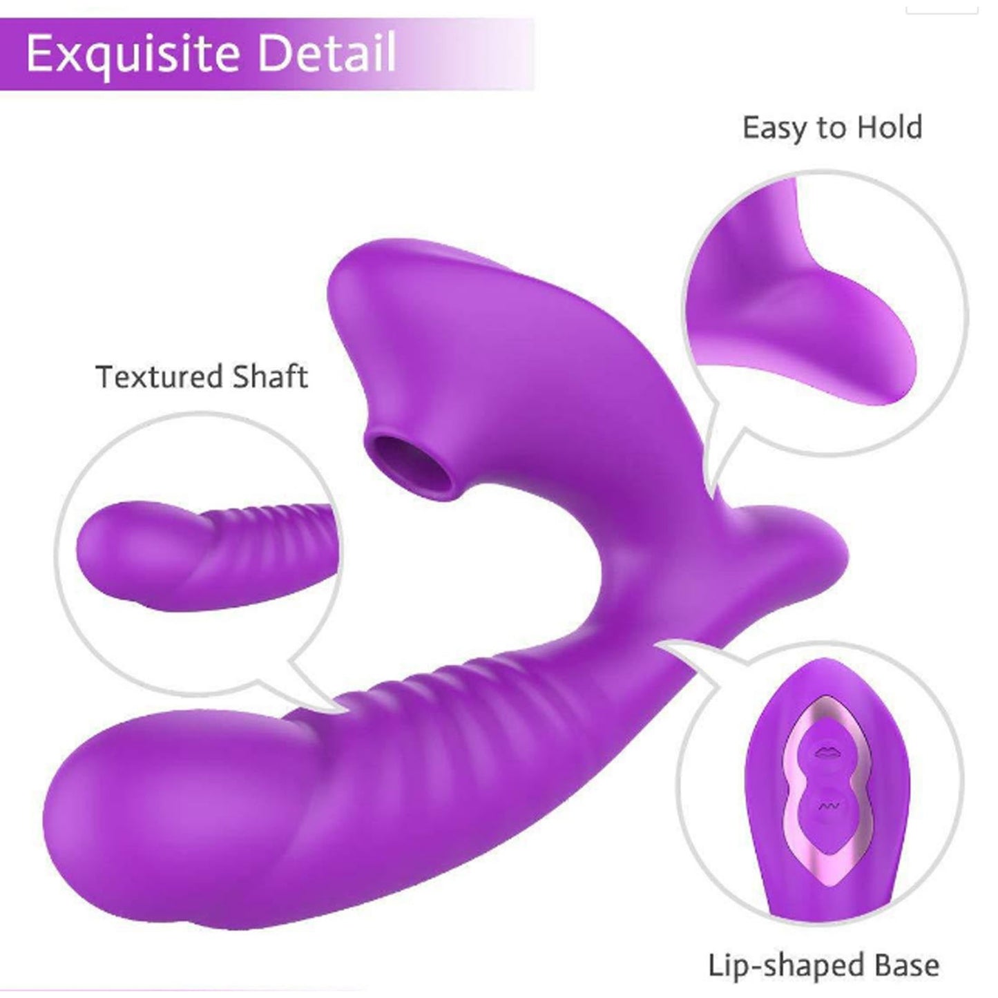 Sucking Vibrator 10 Frequency Vibration Female Cli