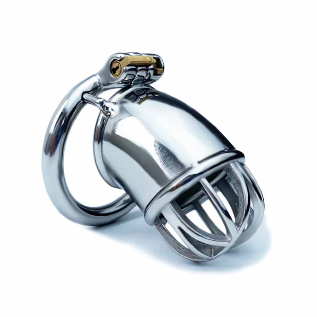 Small Chastity Devices Men, Stainless Steel Cock C