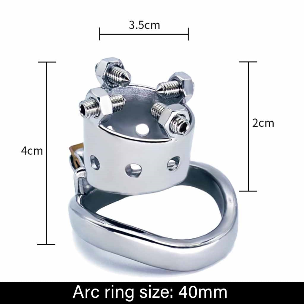 Male Chastity Device Hypoallergenic Stainless Stee