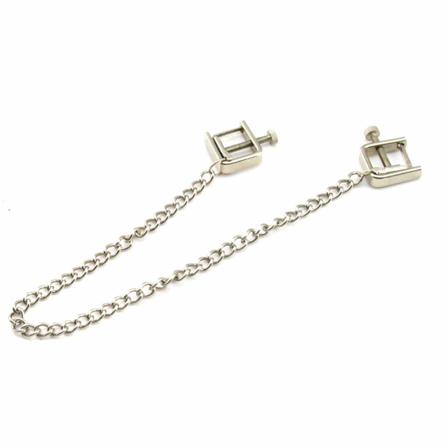 Nipple Clamps with Chain Metal pussy Clitoris Stim