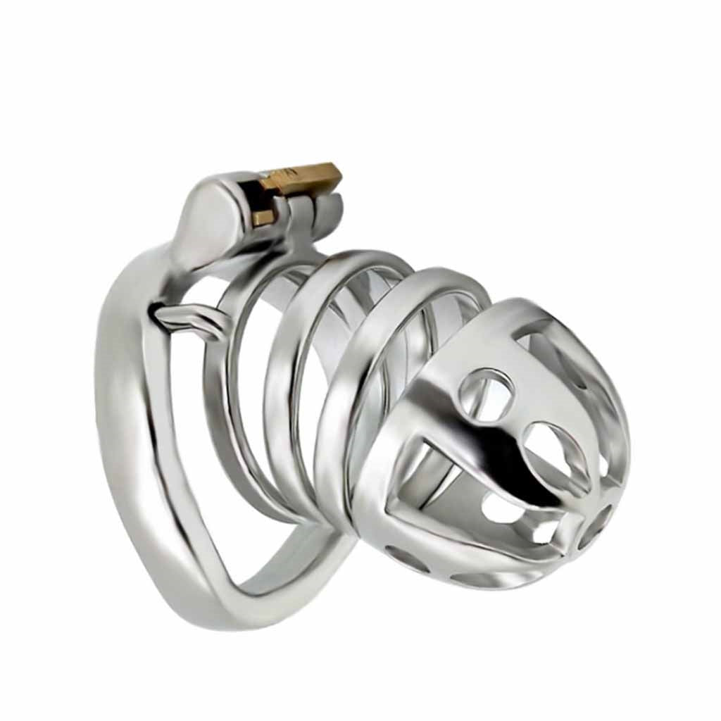 Male Chastity Device Stainless Steel Ergonomic Des