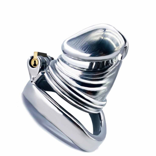 Chastity Device Men, Stainless Steel Breathable Co