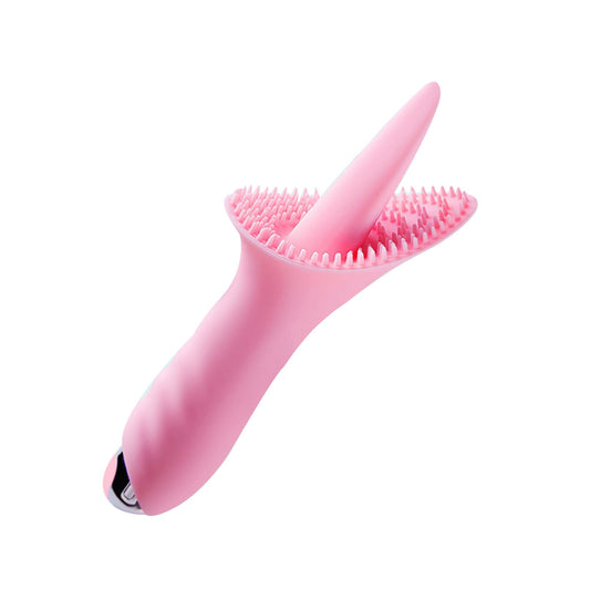 Silicone vibrator USB charging vibrating orgasm ad